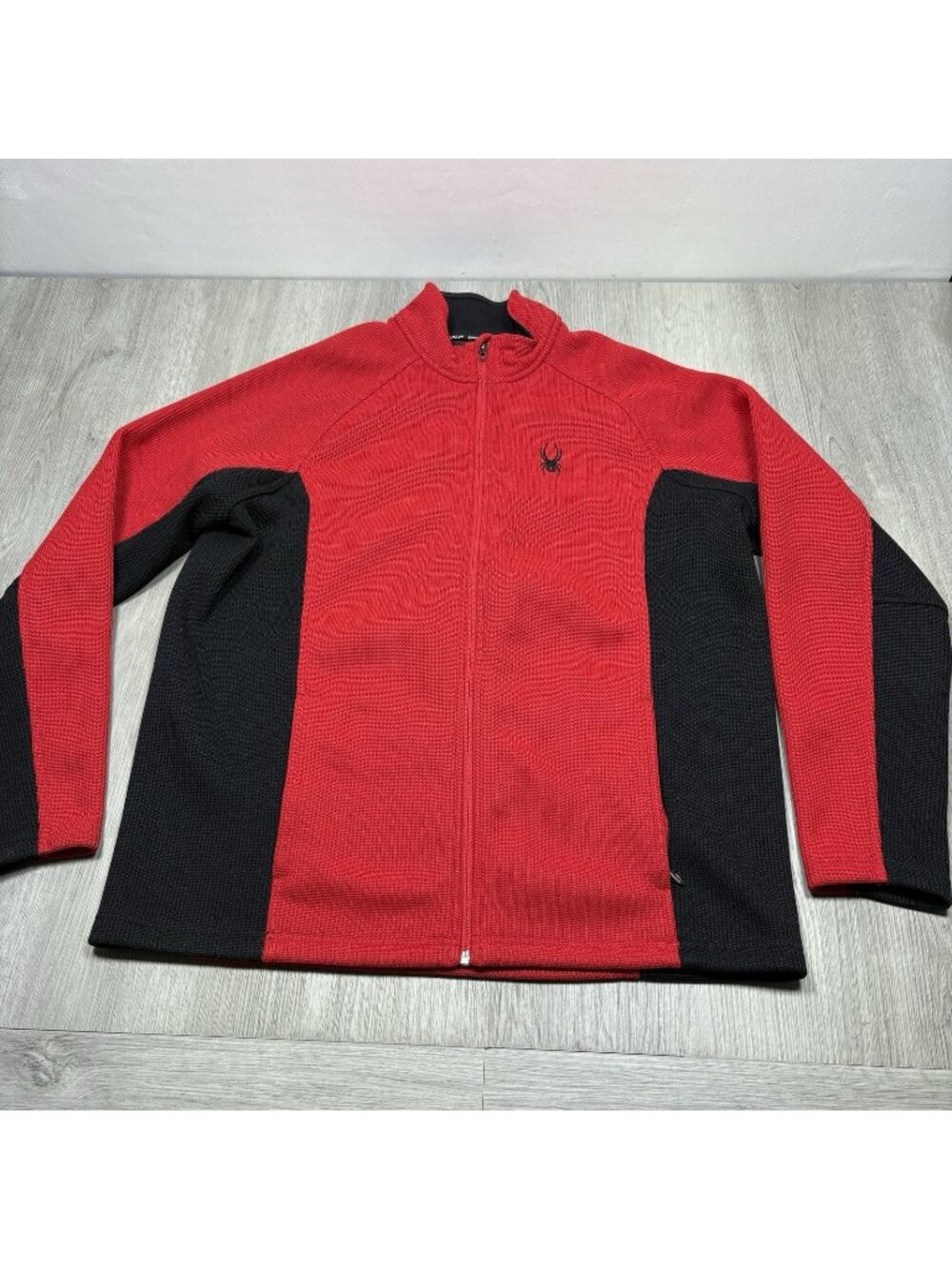 Spyder Outbound Half Zip Core Sweater Men's XL Red Black Mountain Fleece Jacket